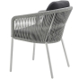 Solpuri Loop Dining Sessel inkl. Kissen eckig