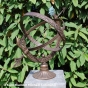 Sonnenuhr Versailles Ludwig der XIV. Bronzefiguren und Gartenfiguren bei Kunsthandel Lohmann in Timmendorfer Strand.
