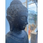 Stehender Steinguss Buddha "Meditation", 151cm