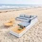 lounge tisch teak holz