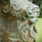 Bronzeskulptur "Griechische Sphinx" als Wasserspeier