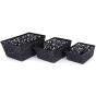 unknown nordic Korb-Set, dreiteilig