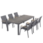 Zebra Alus Esstisch 210cm grau - 6387