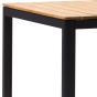 Zebra Bee Teakholz Aluminium Gartentisch