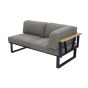 Zebra Belvedere Sofaelement 3652 - Armlehne rechts inkl. Kissen