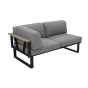 Zebra Belvedere Sofaelement 3656 - Armlehne links inkl. Kissen