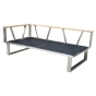 Zebra Belvedere Sofaelement 3656 - Armlehne links inkl. Kissen