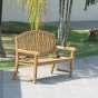 Zebra Teak - Bootsbank Teakbank Gartenbank aus Teakholz Holzbank