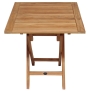 70cm Poker Tisch Teakholz