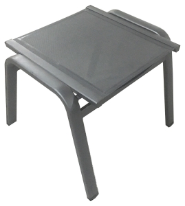 Zebra Fly Hocker elegance grey
