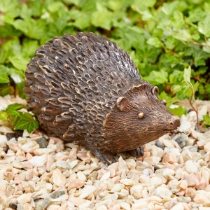 Igel aus Bronze 