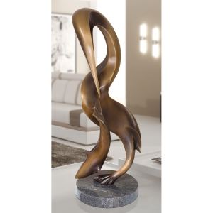 Beispielansicht der Bronzeskulptur "Pelikan"