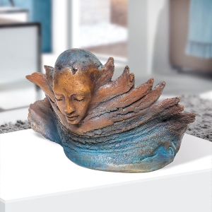 Beispielansicht der Bronzeskulptur "Tag und Nacht"