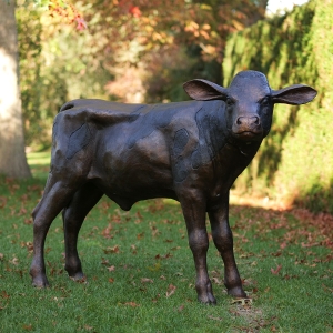 bronze kalb groß