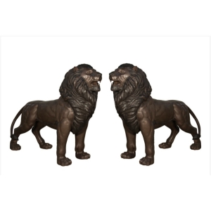 Bronzefigur Löwen