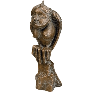 Bronzeskulptur moderne Eule von Strassacker