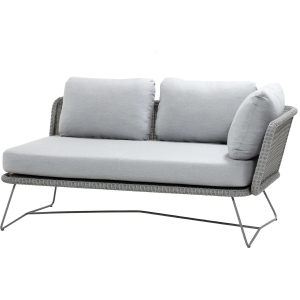 Cane-line Horizon 2-Sitzer Modulsofa links inkl. Kissen