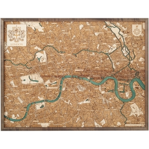 Cutting Brothers 3D-Holzkarte "London"