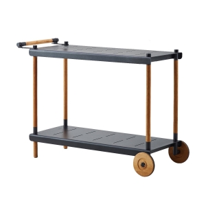 Cane-line Trolley aus Teak und Aluminium