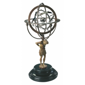Atlas stützt Himmelsgewölbe mit Sockel