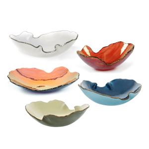 Glasschale "Mapa" in 5 Farben von Regina Madeiros