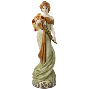 Goebel Skulptur "Frühling 1900" von Alfons Mucha