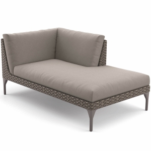 DEDON MU Daybed links in braun