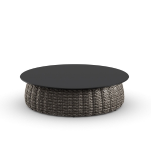 DEDON Porcini Beistelltisch Kaffeetisch ∅100cm  - Farbe marrone