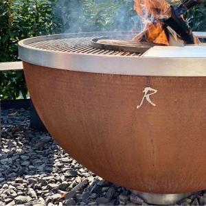 rufer.swiss "noun" Feuerkugel mit u-rost und u-teppanyaki