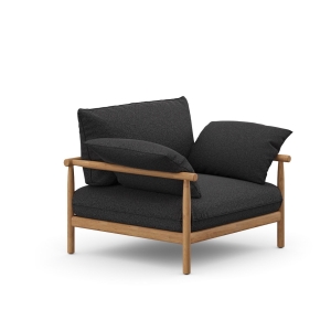 DEDON Tibbo Loungesessel XL mit Sitzkissen + Rüclenkissen + 2x Seitenkissen