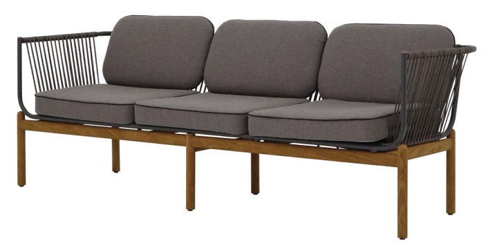 Zebra Pollux 3er-Loungesofa inkl. Kissen