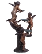 Engelsbrunnen aus Bronze