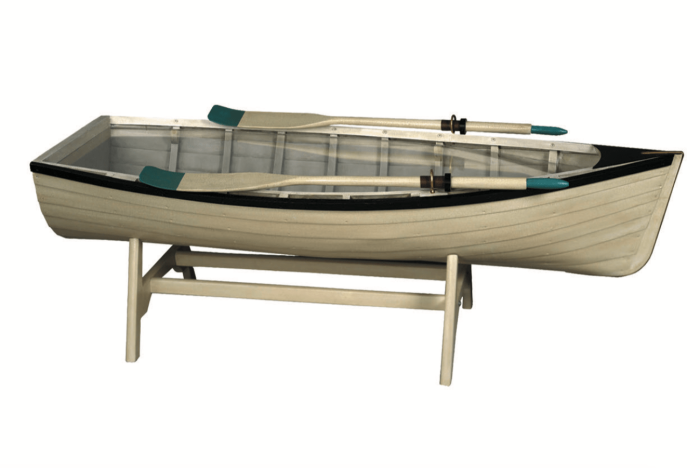 WO102 Boot als Regal in Ivory