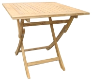 Zebra Teak - Esstisch "Poker", quadratisch in zwei Größen Gartentisch Esstisch Teaktisch Klapptisch