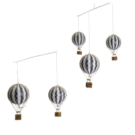 Authentic Models Himmelsflug Mobile, Schwarz Weiß AP133