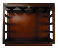 Authentic Models Weinregal Glass Unit Holz Messing Weinregal  MF212 Bücherregal