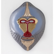 Bosa Skulptur "Primates Mandrillus Maske" von Elena Salmistraro