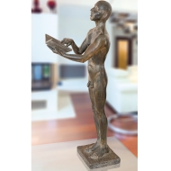 Beispielansicht der Bronzeskulptur "Der Sänger"