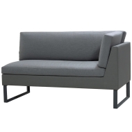 Cane-line Flex 2-Sitzer Sofa, links
