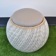 DEDON Dala Hocker / Beistelltisch in ibiza inkl. Kissen - Ausstellungsstück