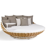 DEDON Swingrest Standing Lounger inkl. Untersatz in natural