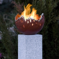 Rottenecker Feuerschale rot