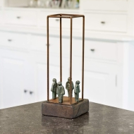 Bronzeskulptur "The Window Construcao" von Erli Fantini