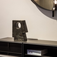 Bronzeskulptur "Smile" von Marc Caelenberghe