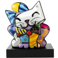 Goebel Skulptur "Blue Cat" von Romero Britto