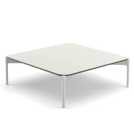 DEDON Izon Kaffeetisch - 80x80cm in weiss