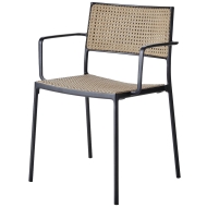 Cane-line Less Armlehnstuhl Aluminium in natural