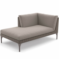 Dedon Mu Daybed rechts in braun