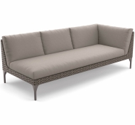 Dedon Mu linkes Modul XXL in braun