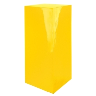 Säule "Solid" in Hochglanz gelb